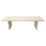 Sonoma 110" Solid Mango Wood Dining Table in Light Natural Grey Wash Finish by Diamond Sofa - Furniture City (CA)l