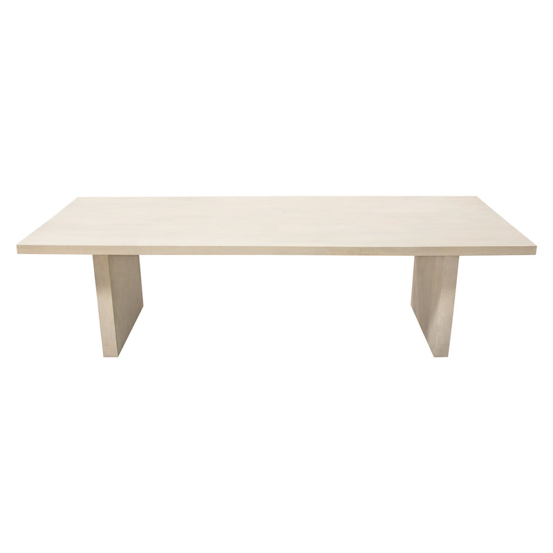 Sonoma 110" Solid Mango Wood Dining Table in Light Natural Grey Wash Finish by Diamond Sofa - Furniture City (CA)l