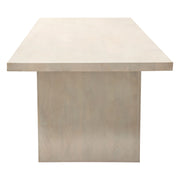 Sonoma 110" Solid Mango Wood Dining Table in Light Natural Grey Wash Finish by Diamond Sofa - Furniture City (CA)l