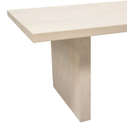 Sonoma 110" Solid Mango Wood Dining Table in Light Natural Grey Wash Finish by Diamond Sofa - Furniture City (CA)l