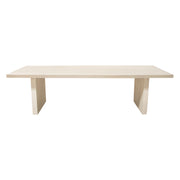 Sonoma 110" Solid Mango Wood Dining Table in Light Natural Grey Wash Finish by Diamond Sofa - Furniture City (CA)l