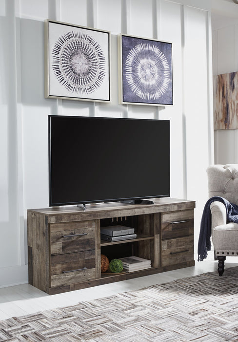 Derekson TV Stand with Electric Fireplace - Furniture City (CA)l