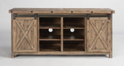 Flexsteel Carpenter Entertainment Base in Rustic Gray - Furniture City (CA)l