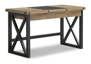 Flexsteel Carpenter Lift-Top Writing Desk in Rustic Gray - Furniture City (CA)l
