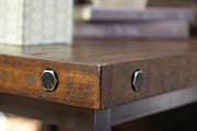 Flexsteel Carpenter Rectangular Coffee Table in Rustic Brown - Furniture City (CA)l