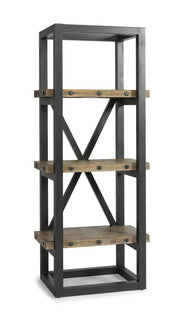 Flexsteel Carpenter Side Pier in Rustic Gray - Furniture City (CA)l