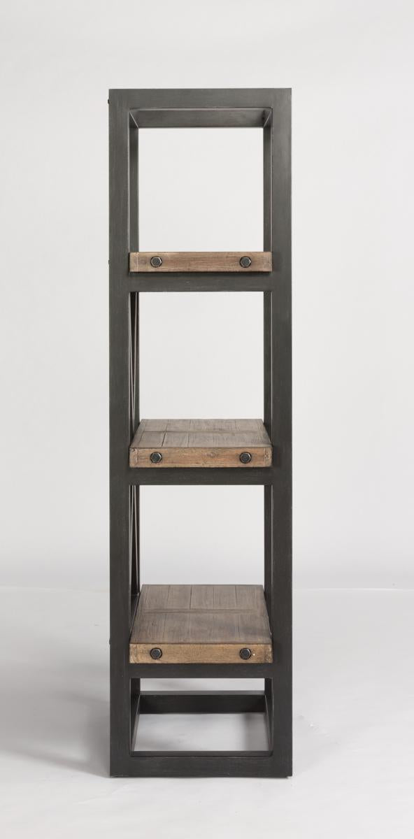 Flexsteel Carpenter Side Pier in Rustic Gray - Furniture City (CA)l