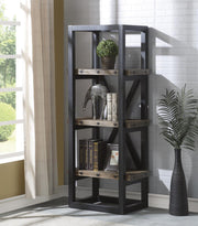 Flexsteel Carpenter Side Pier in Rustic Gray - Furniture City (CA)l