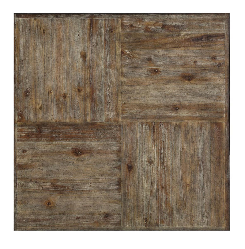 Flexsteel Carpenter Square Cocktail Table in Rustic Gray - Furniture City (CA)l