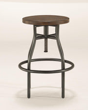 Flexsteel Carpenter Stool in Rustic Brown - Furniture City (CA)l
