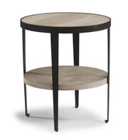 Flexsteel Compass Chairside Table  in Gray/Black - Furniture City (CA)l