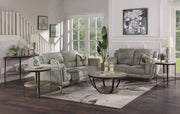 Flexsteel Compass Chairside Table  in Gray/Black - Furniture City (CA)l