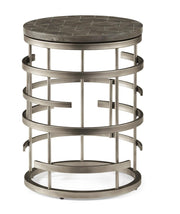 Flexsteel Halo Chairside Table in Silver - Furniture City (CA)l