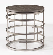 Flexsteel Halo Lamp Table in Silver - Furniture City (CA)l
