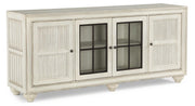 Flexsteel Harmony Entertainment Base in White - Furniture City (CA)l