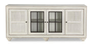 Flexsteel Harmony Entertainment Base in White - Furniture City (CA)l