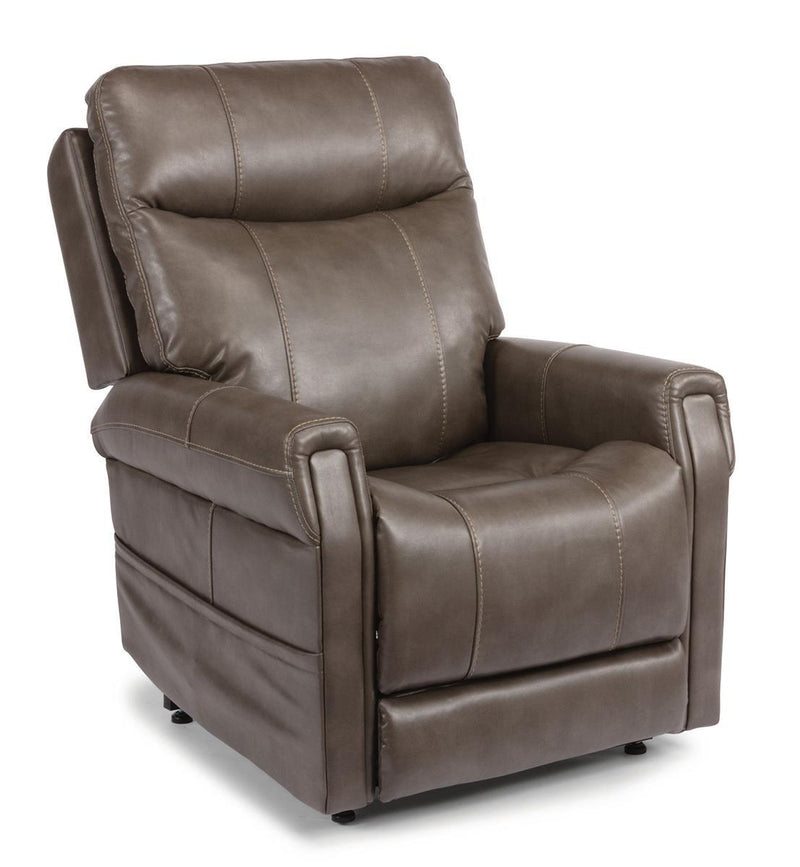 Flexsteel Jenkins Power Lift Recliner with Power Headrest and Lumbar - Furniture City (CA)l