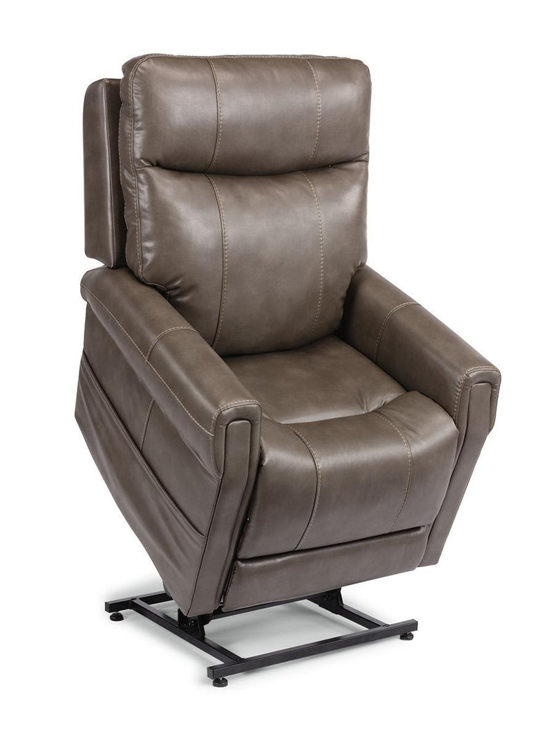 Flexsteel Jenkins Power Lift Recliner with Power Headrest and Lumbar - Furniture City (CA)l