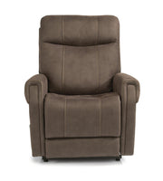 Flexsteel Jenkins Power Lift Recliner with Power Headrest and Lumbar - Furniture City (CA)l
