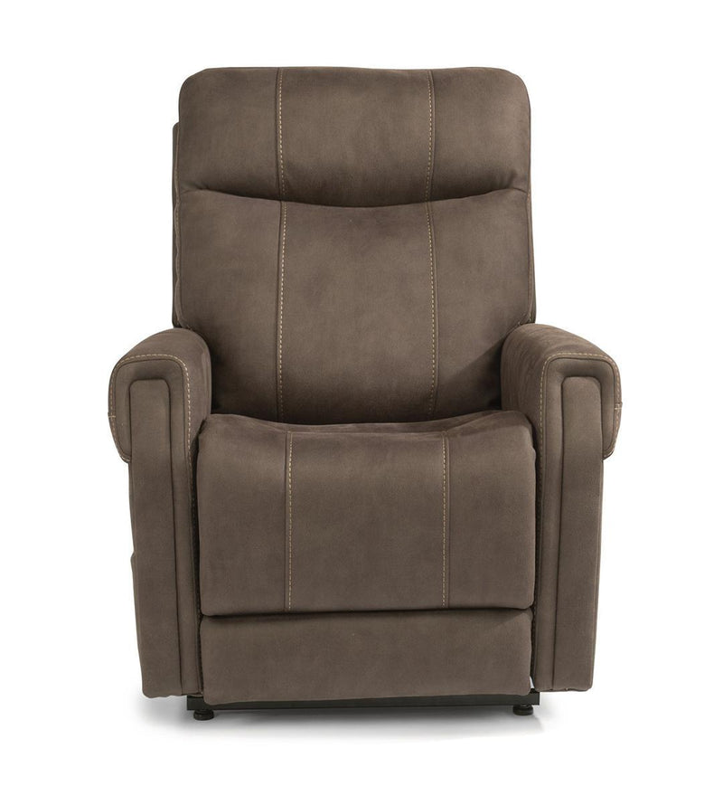 Flexsteel Jenkins Power Lift Recliner with Power Headrest and Lumbar - Furniture City (CA)l