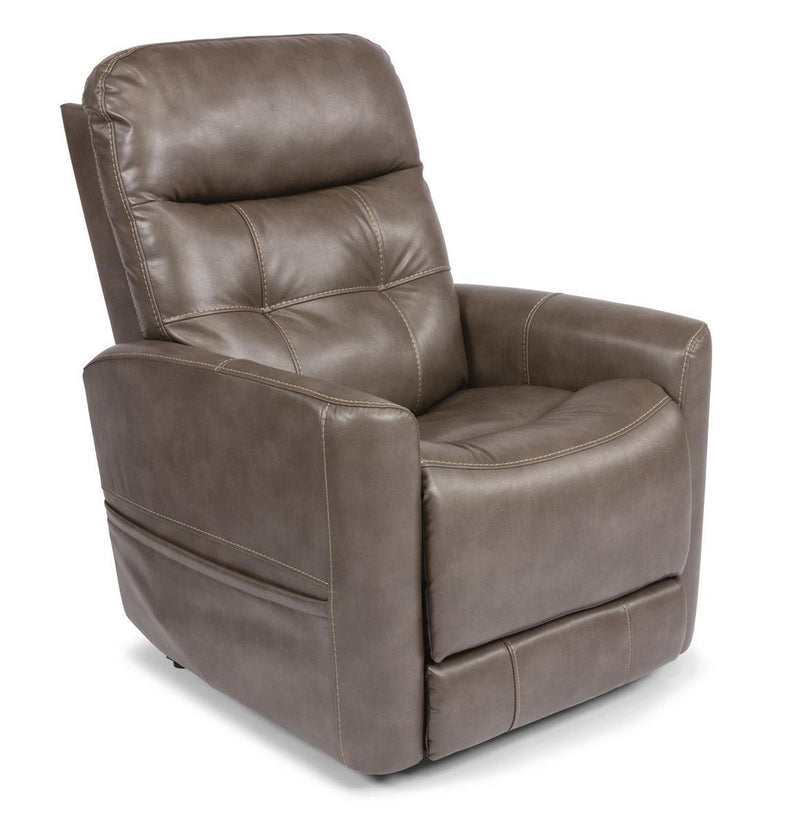 Flexsteel Kenner Power Lift Recliner with Power Headrest and Lumbar - Furniture City (CA)l