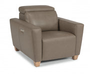Flexsteel Latitudes Astra Leather Power Recliner w/Power Headrest - Furniture City (CA)l