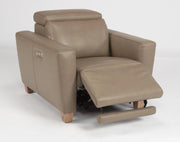 Flexsteel Latitudes Astra Leather Power Recliner w/Power Headrest - Furniture City (CA)l