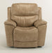 Flexsteel Latitudes Cade Leather Power Recliner w/Power Headrest in Light Brown image