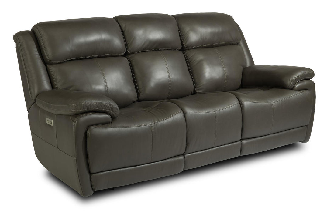 Flexsteel Elijah Power Reclining Sofa with Power Headrests & Lumbar