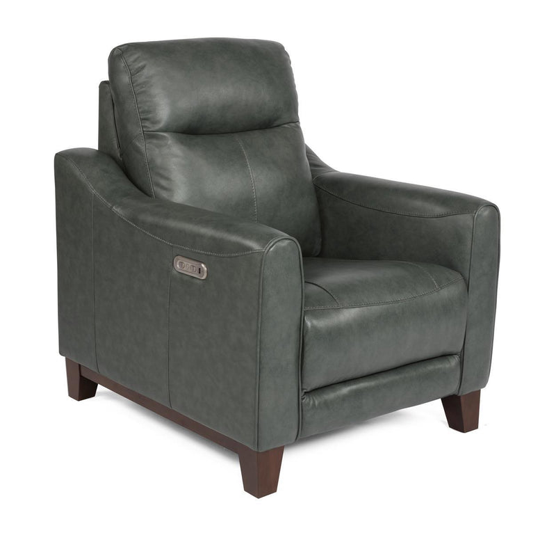 Flexsteel Latitudes Forte Leather Power Recliner w/Power Headrest - Furniture City (CA)l