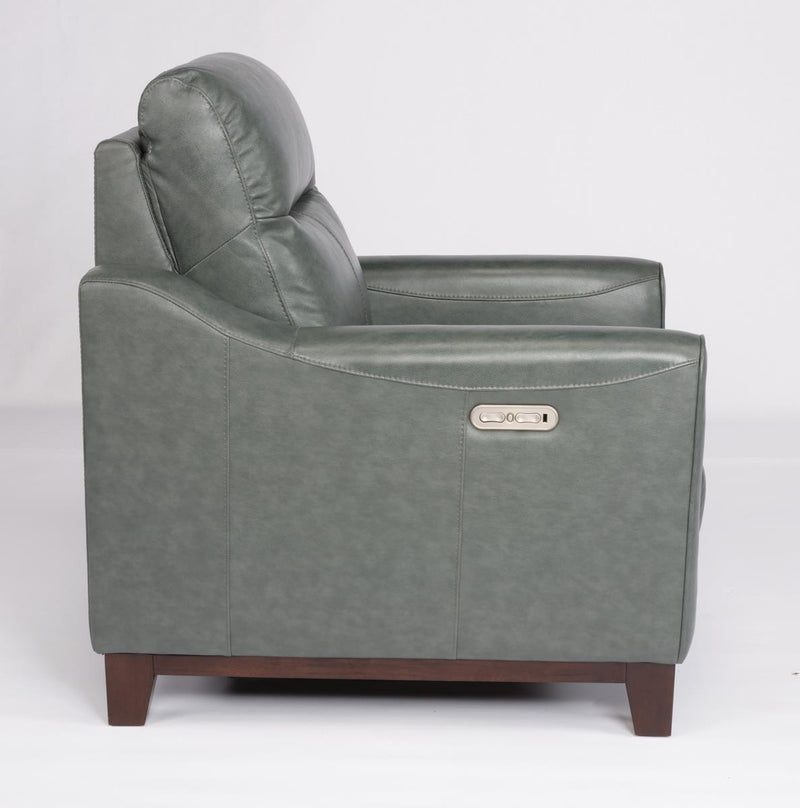 Flexsteel Latitudes Forte Leather Power Recliner w/Power Headrest - Furniture City (CA)l