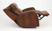 Flexsteel Latitudes Mustang Leather Power Gliding Recliner w/Power Headrests - Furniture City (CA)l