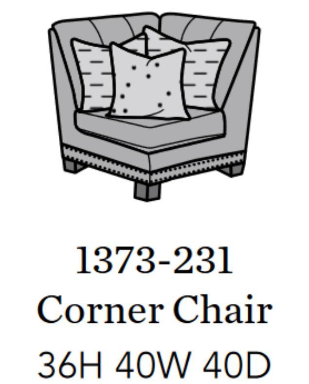 Flexsteel Latitudes Port Royal Leather Corner Chair - Furniture City (CA)l