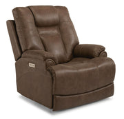 Flexsteel Marley Power Recliner with Power Headrest and Lumbar - Furniture City (CA)l