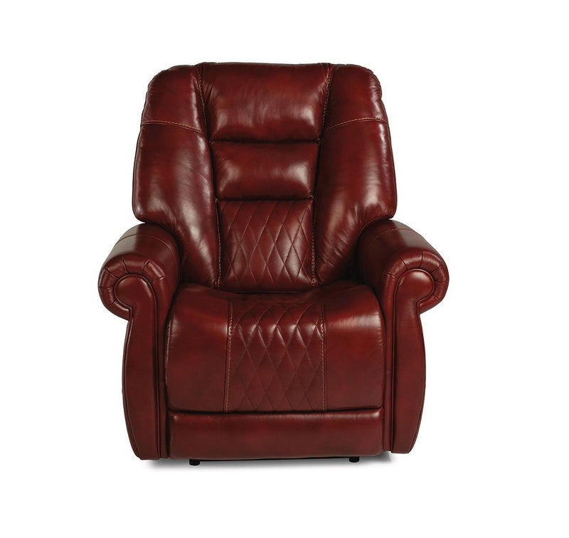 Flexsteel Maverick Power Recliner with Power Headrest and Lumbar - Furniture City (CA)l