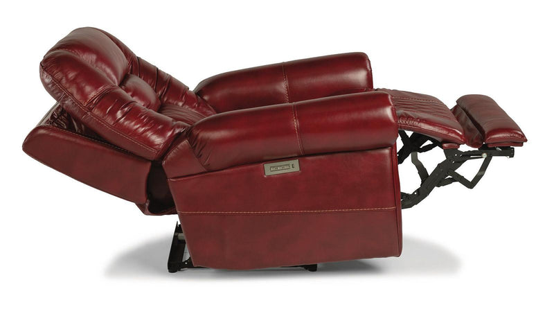 Flexsteel Maverick Power Recliner with Power Headrest and Lumbar - Furniture City (CA)l