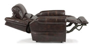 Flexsteel Oscar Power Recliner with Power Headrest and Lumbar - Furniture City (CA)l