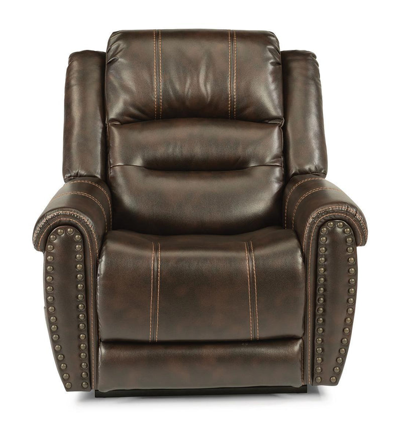 Flexsteel Oscar Power Lift Recliner with Power Headrest and Lumbar - Furniture City (CA)l