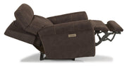 Flexsteel Owen Power Recliner with Power Headrest and Lumbar - Furniture City (CA)l