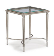 Flexsteel Piper Chairside Table in Gray - Furniture City (CA)l