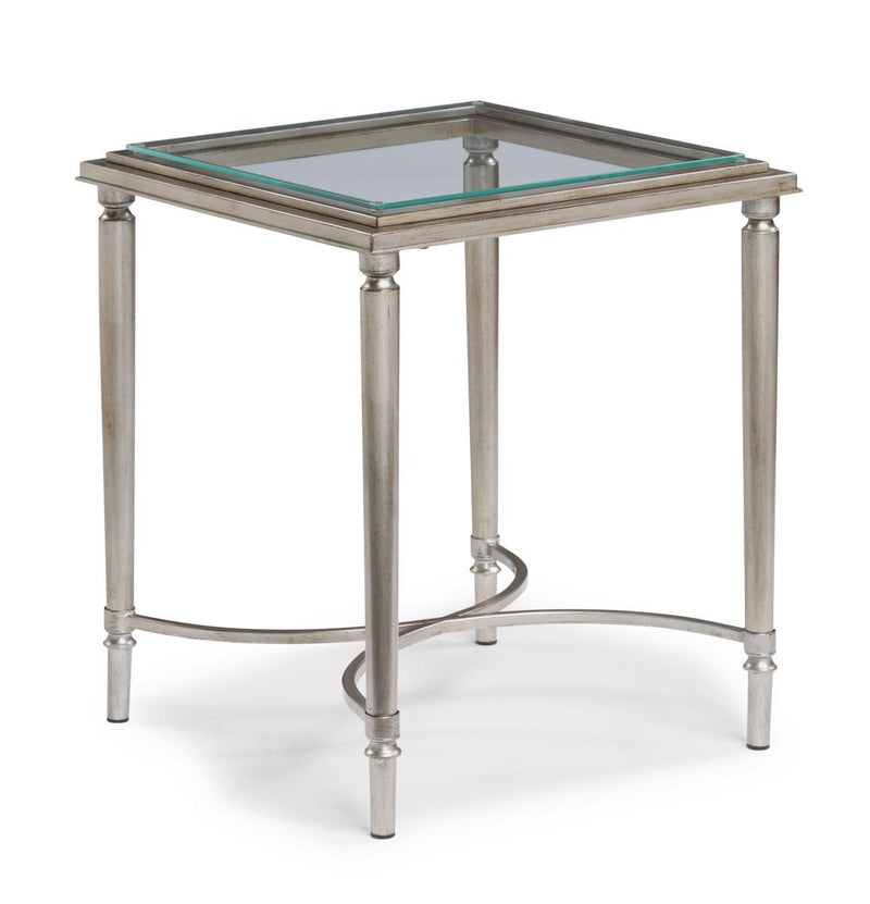 Flexsteel Piper Chairside Table in Gray - Furniture City (CA)l