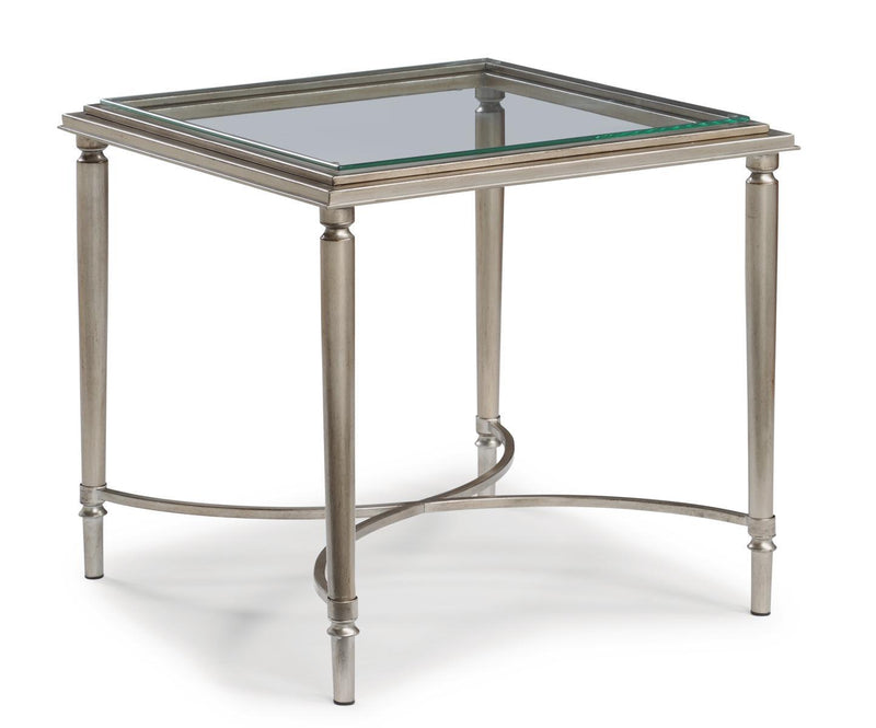 Flexsteel Piper Lamp Table in Gray - Furniture City (CA)l