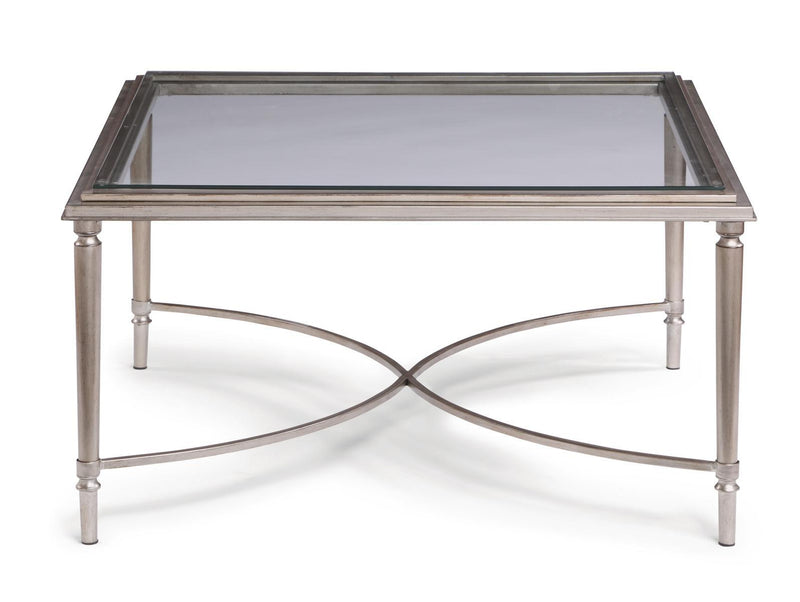 Flexsteel Piper Square Coffee Table in Gray - Furniture City (CA)l