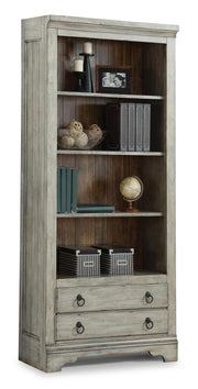 Flexsteel Plymouth File Bookcase in Two-Tone - Furniture City (CA)l
