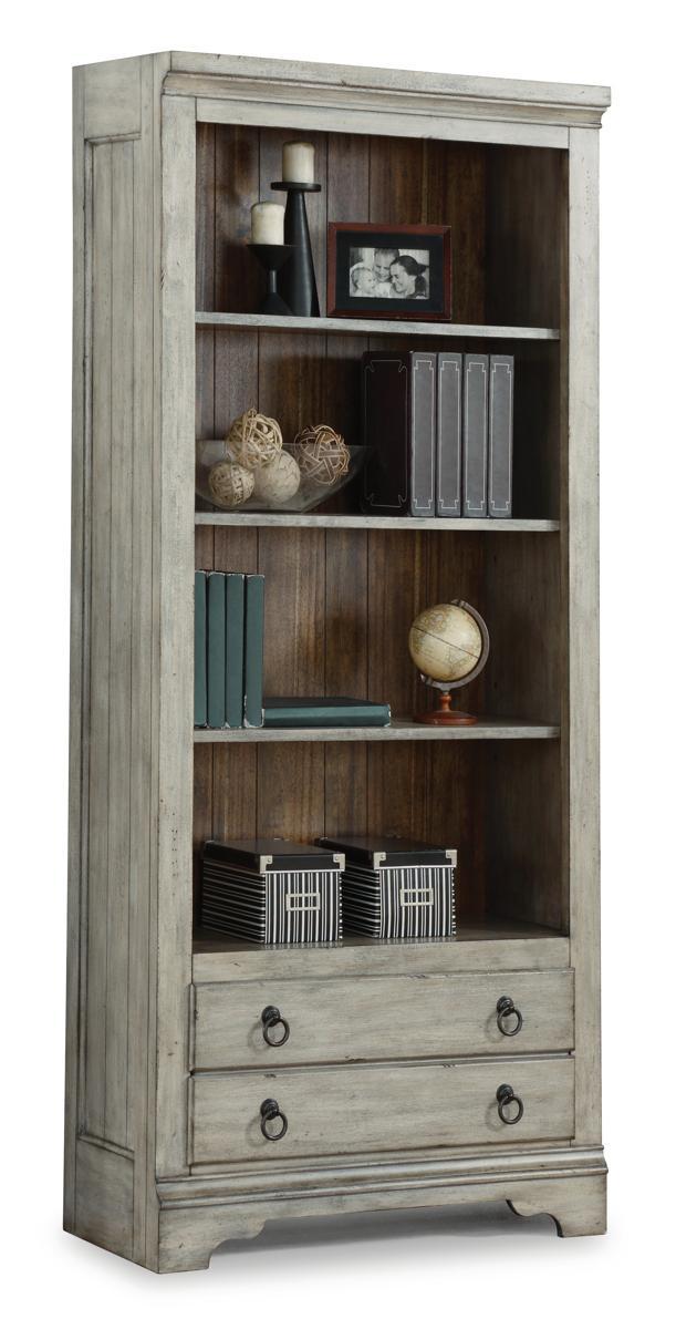 Flexsteel Plymouth File Bookcase in Two-Tone - Furniture City (CA)l