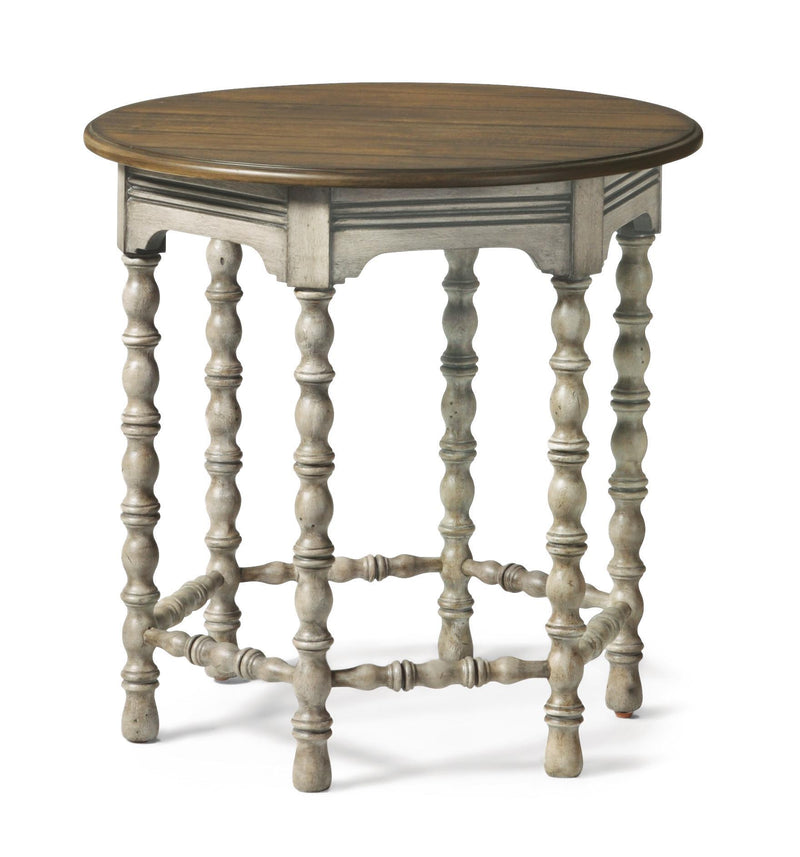 Flexsteel Plymouth Lamp Table in Two-Tone - Furniture City (CA)l