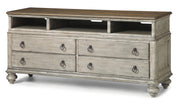 Flexsteel Plymouth Entertainment Base in Two-Tone - Furniture City (CA)l
