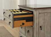 Flexsteel Plymouth Lateral File Cabinet in Two-Tone - Furniture City (CA)l