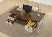 Flexsteel Plymouth Writing Desk in Two-Tone - Furniture City (CA)l