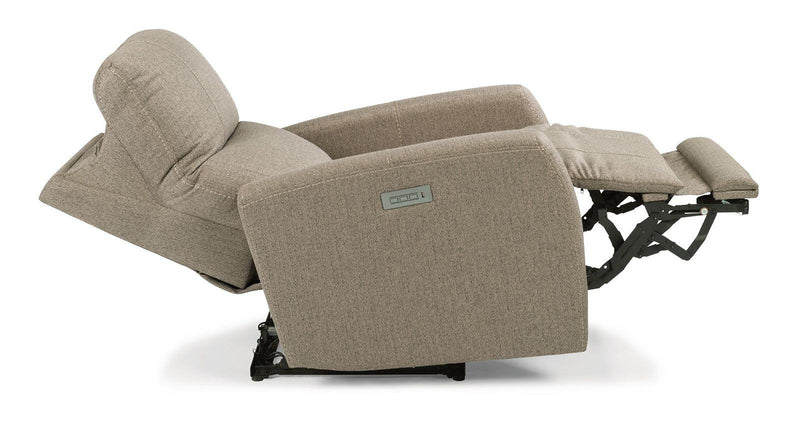 Flexsteel Sadie Power Recliner with Power Headrest and Lumbar - Furniture City (CA)l